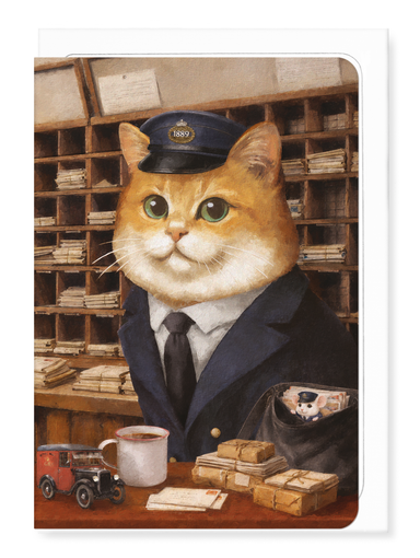 Ezen - Postal Classic Cat - Greeting Card - Front