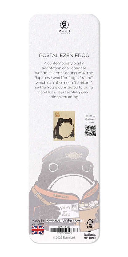 Ezen - Postal Ezen frog - Bookmark - Back