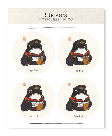 Ezen - Postal Ezen frog - Sticker Set