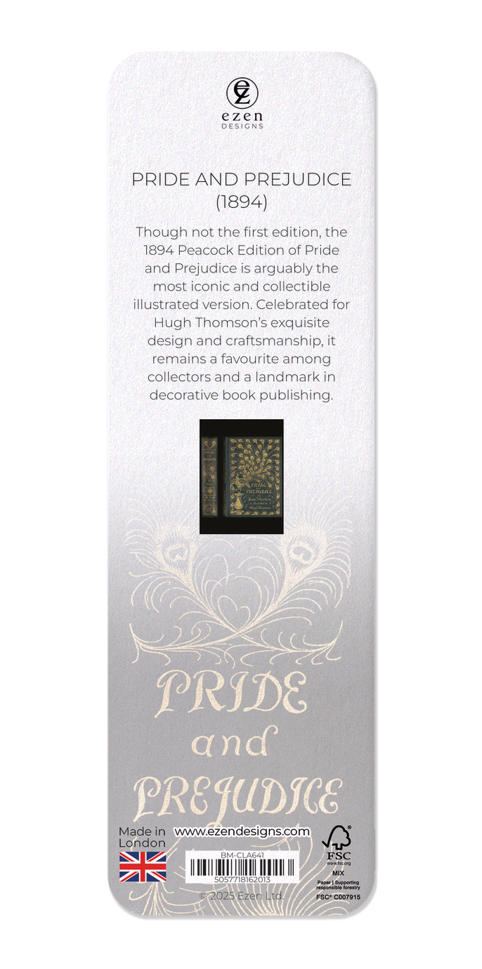 Ezen - Pride and Prejudice (1894) - Bookmark - Back
