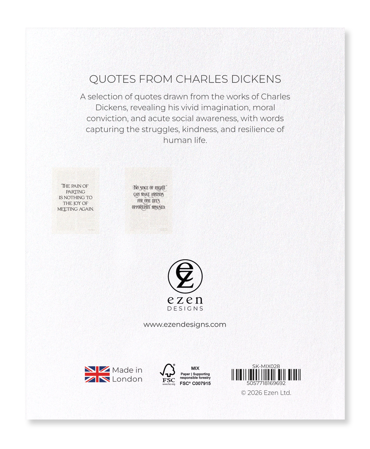 Ezen - Quotes from Charles Dickens - Sticker Set