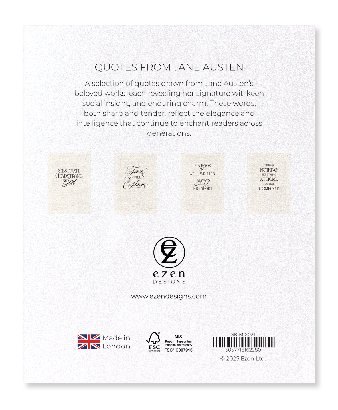 Ezen - Quotes from Jane Austen - Sticker Set