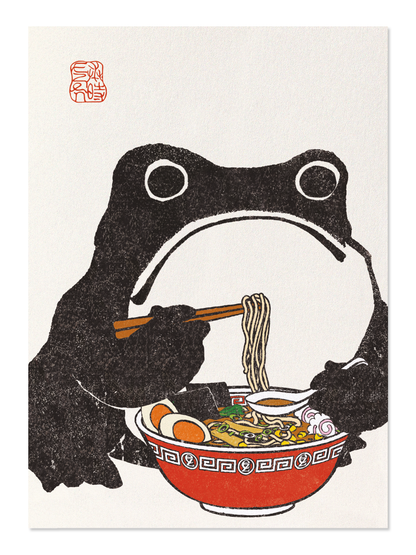 Ezen - Ramen Ezen Frog - Postcard - Front