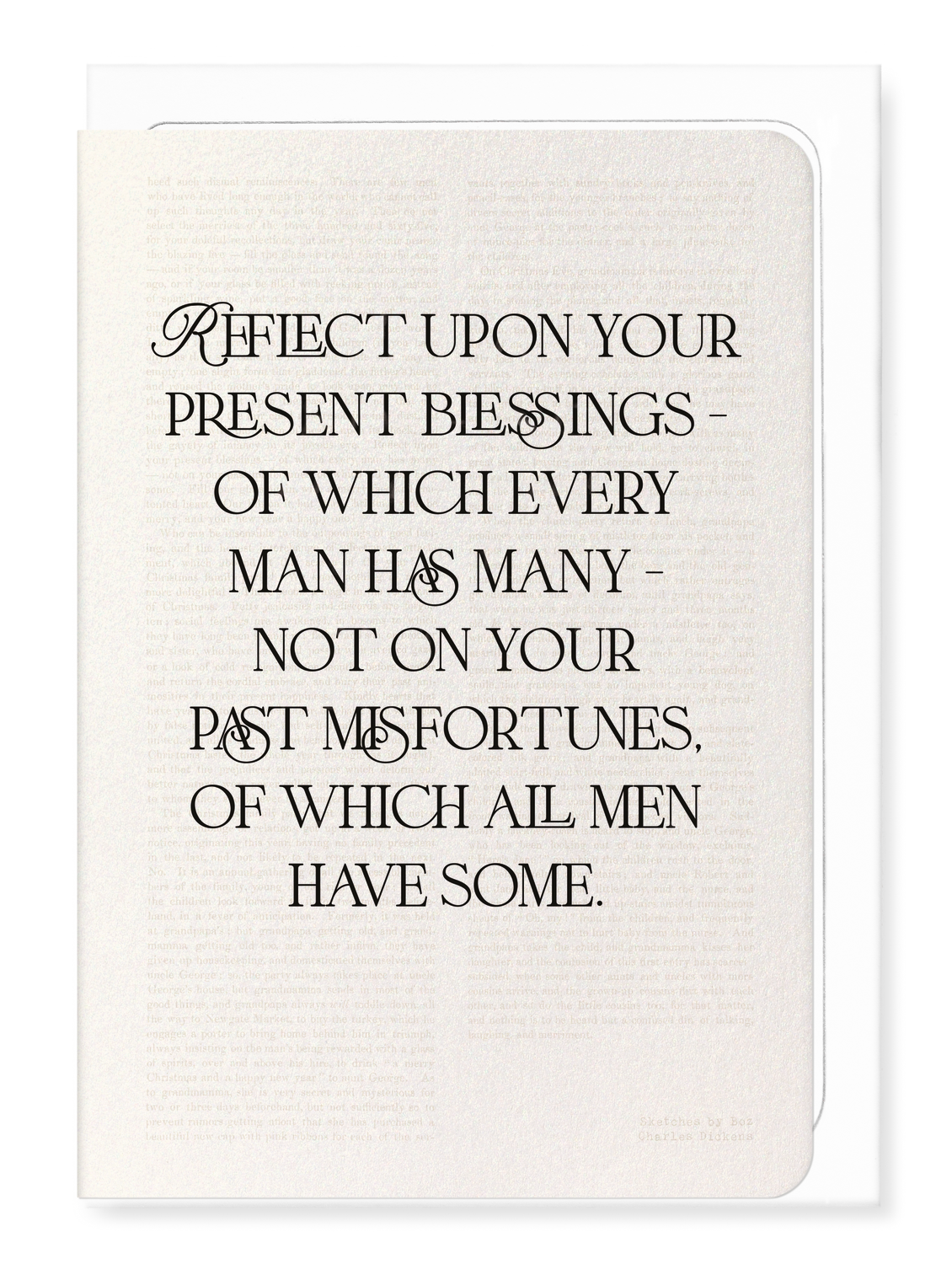 Ezen - Reflect Upon Your Blessings (1836) - Greeting Card - Front
