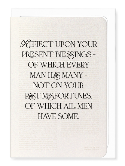 Ezen - Reflect Upon Your Blessings (1836) - Greeting Card - Front