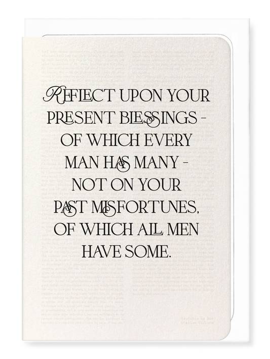 Ezen - Reflect Upon Your Blessings (1836) - Greeting Card - Front