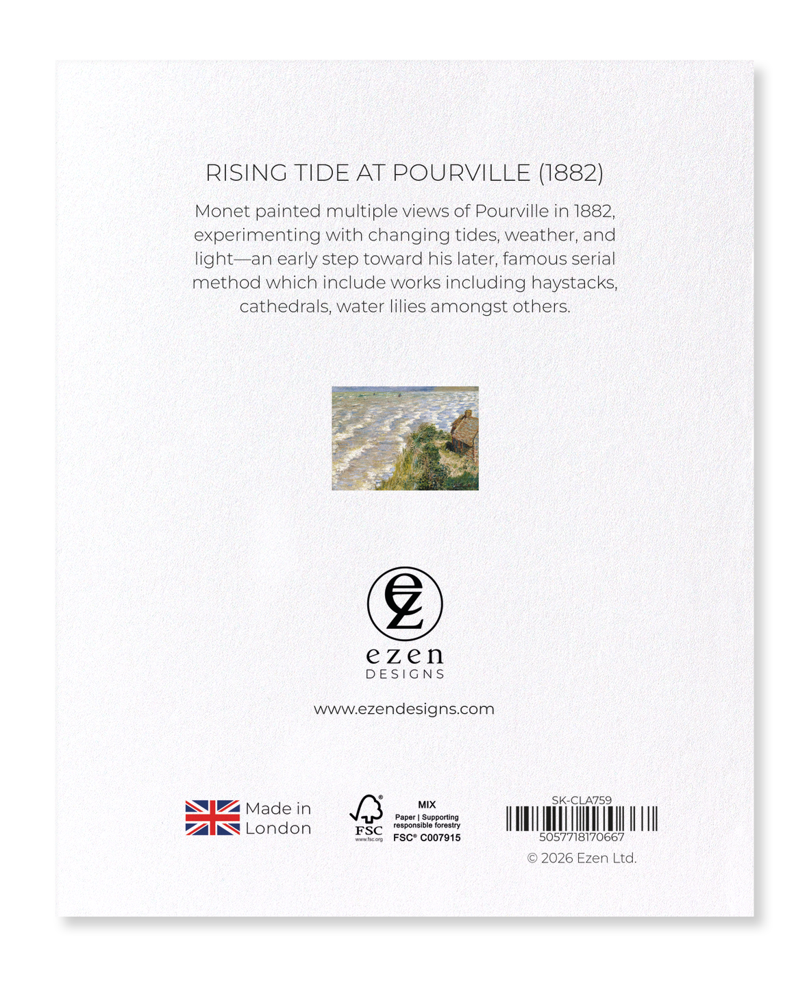 Ezen - Rising Tide at Pourville (1882) - Sticker Set