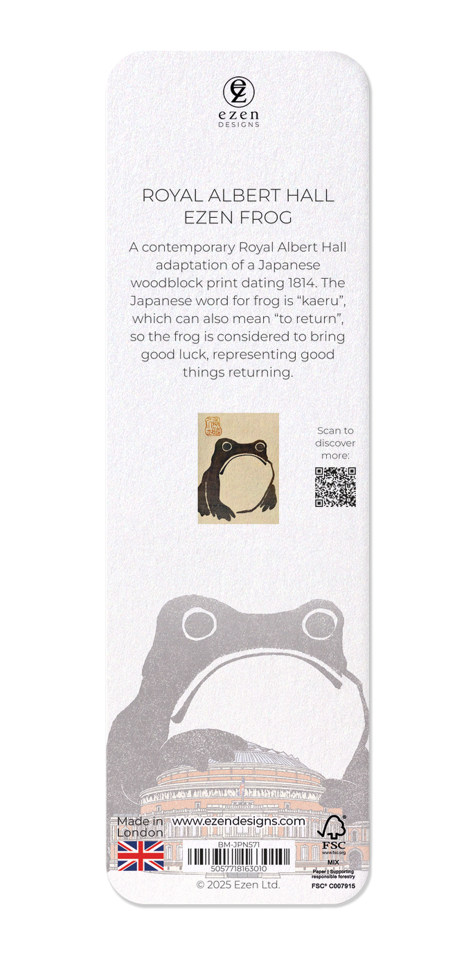Ezen - Royal albert hall ezen frog - Bookmark - Back