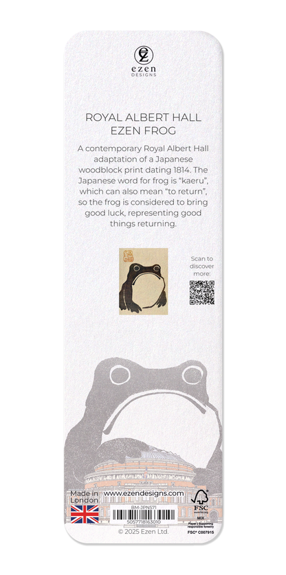 Ezen - Royal albert hall ezen frog - Bookmark - Back