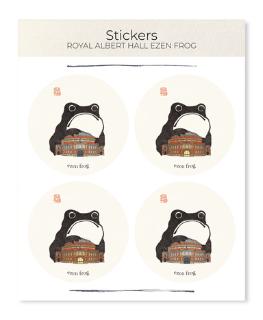 Ezen - Royal albert hall ezen frog - Sticker Set