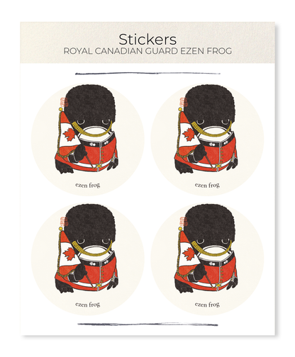 Ezen - Royal Canadian Guard Ezen Frog - Sticker Set