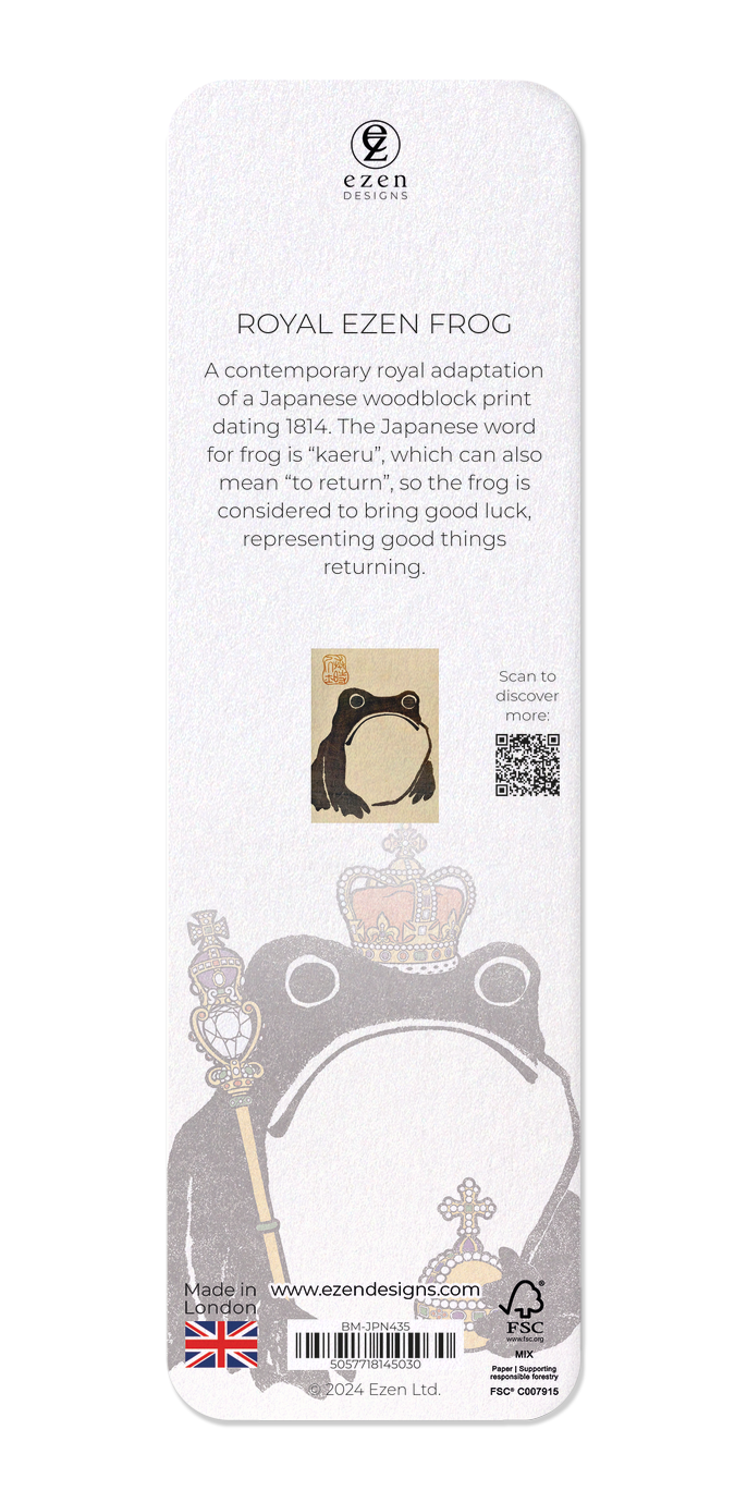 Ezen - Royal Ezen Frog - Bookmark - Back