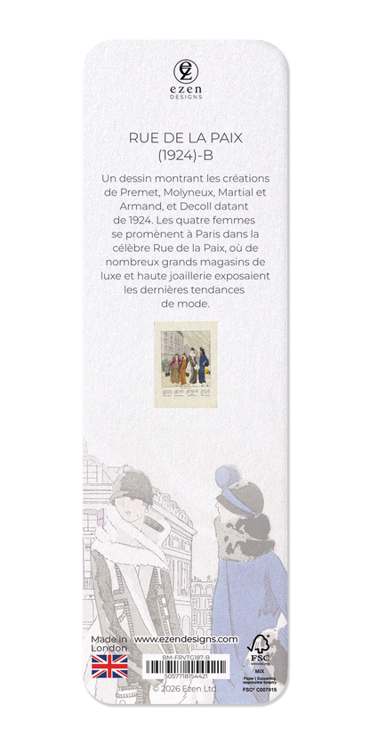 Ezen - Rue de la Paix (1924)-B - Bookmark - Back