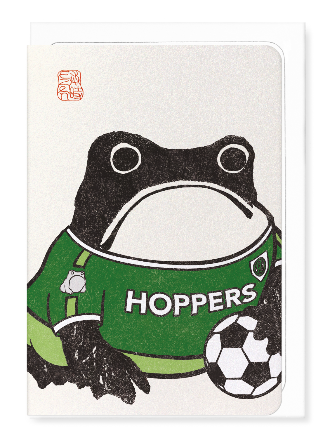 Ezen - Sadler’s Wells Football Ezen Frog - Greeting Card - Front