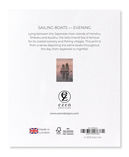 Ezen - Sailing Boats — Evening - Sticker Set