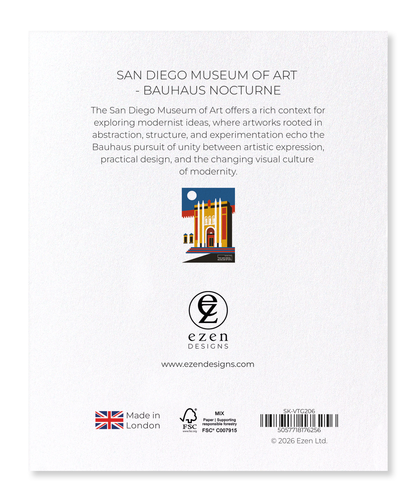 Ezen - San Diego Museum of Art - Bauhaus Nocturne - Sticker Set