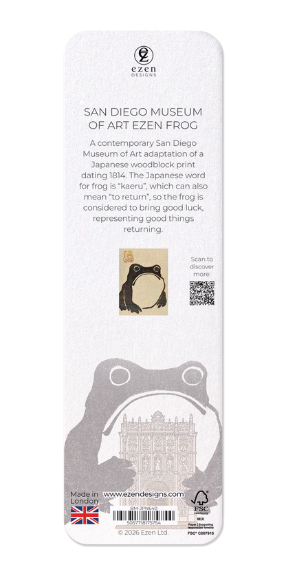 Ezen - San Diego Museum of Art Ezen Frog - Bookmark - Back
