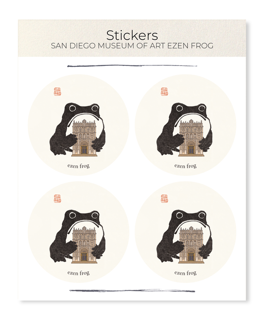 Ezen - San Diego Museum of Art Ezen Frog - Sticker Set