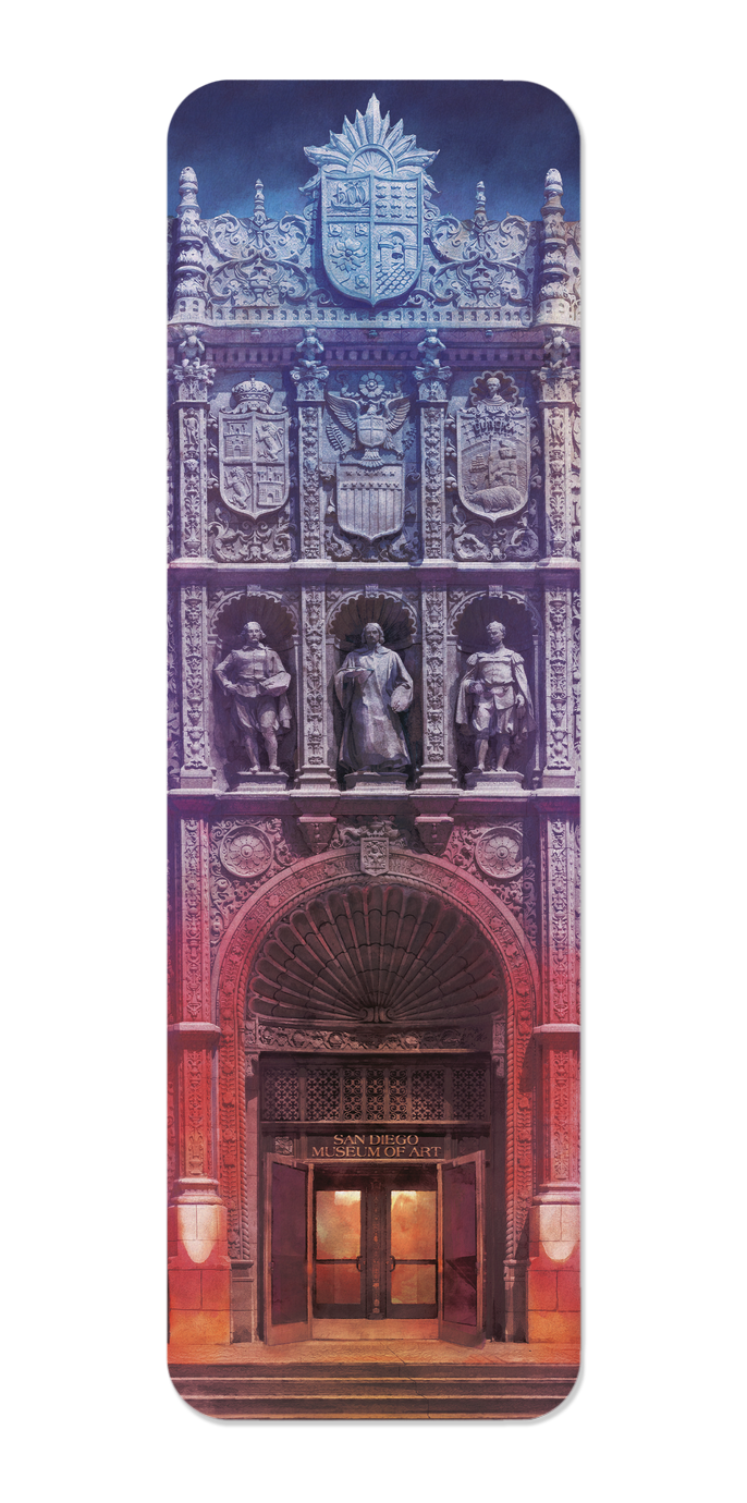 Ezen - SAN DIEGO MUSEUM OF ART - Night - Bookmark - Front