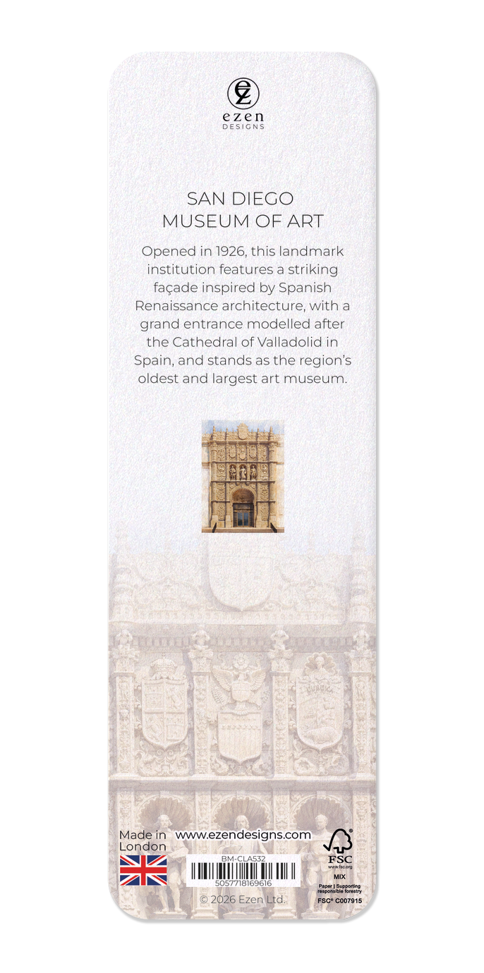 Ezen - San Diego Museum of Art - Bookmark - Back