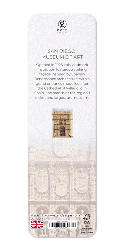Ezen - San Diego Museum of Art - Bookmark - Back