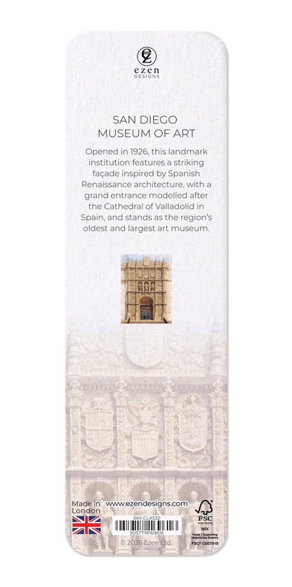 Ezen - San Diego Museum of Art - Bookmark - Back