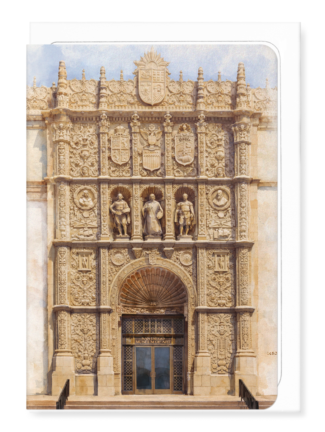 Ezen - San Diego Museum of Art - Greeting Card - Front