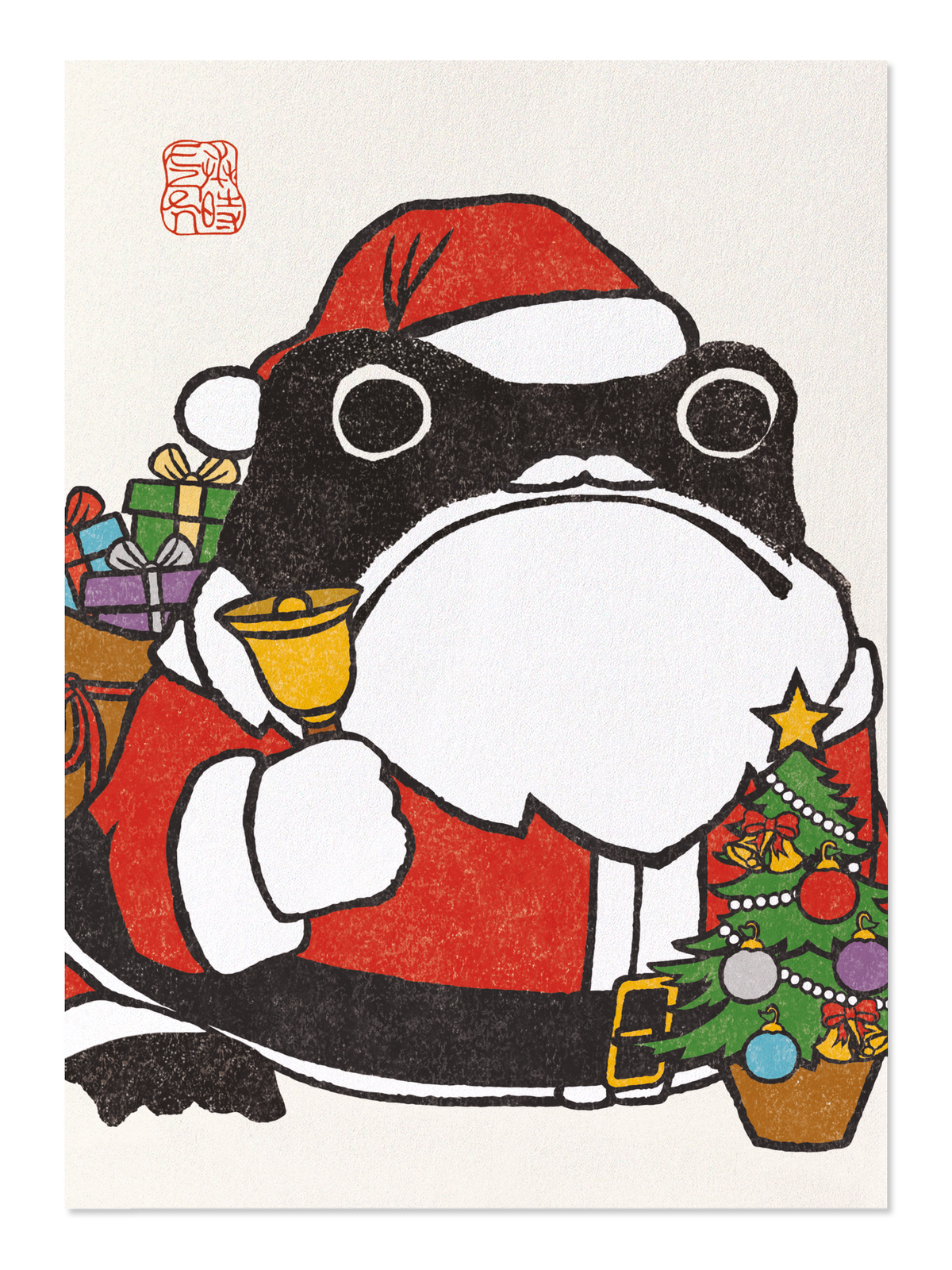 Ezen - Santa Claus Ezen Frog - Postcard - Front