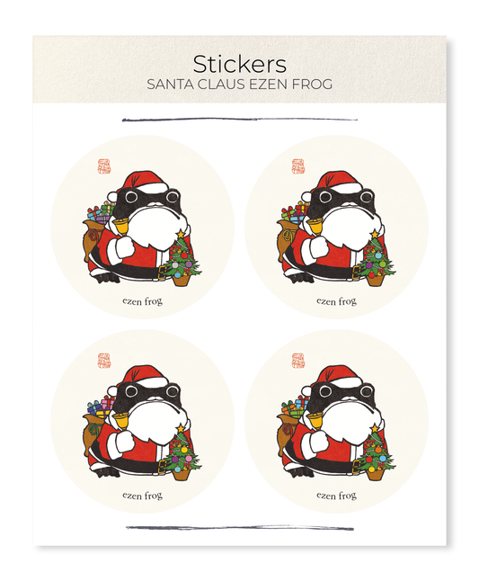 Ezen - Santa Claus Ezen Frog - Sticker Set