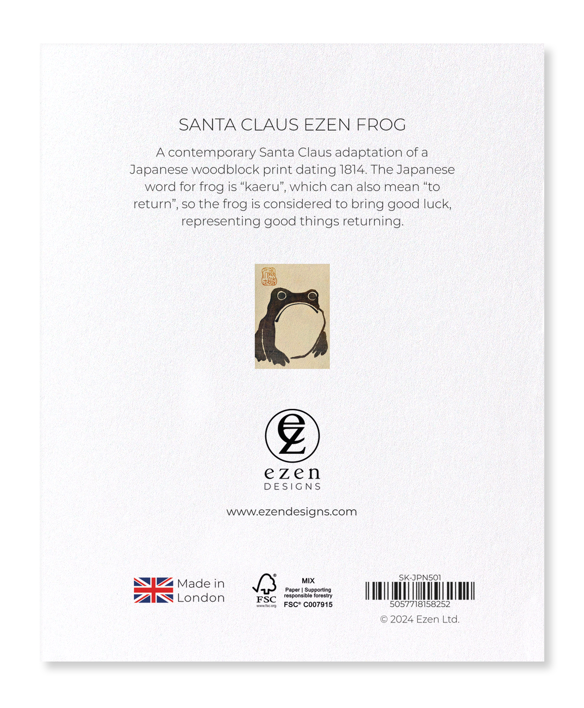 Ezen - Santa Claus Ezen Frog - Sticker Set