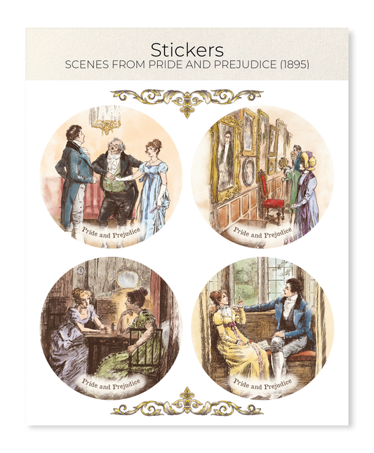 Ezen - Scenes from Pride and Prejudice (1895) - Sticker Set