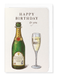 Ezen - Science Museum Birthday Champagne - Greeting Card - Front
