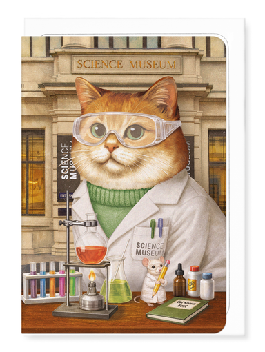 Ezen - Science Museum Classic Cat - Greeting Card - Front