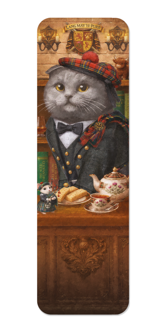 Ezen - Scottish Classic Cat - Bookmark - Front