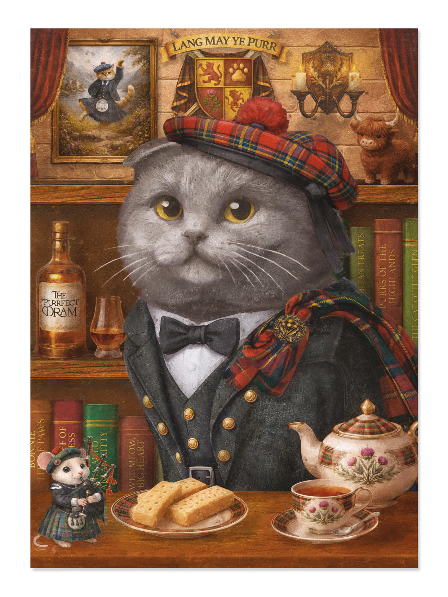 Ezen - Scottish Classic Cat - Postcard - Front