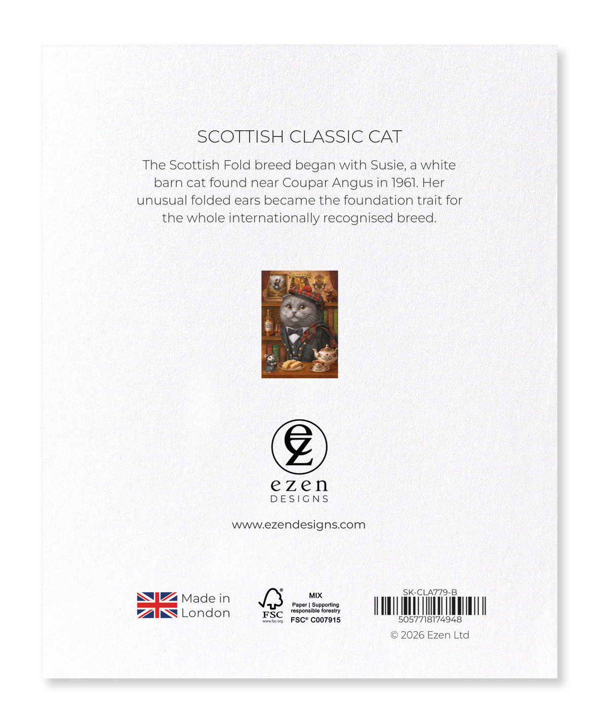 Ezen - Scottish Classic Cat - Sticker Set
