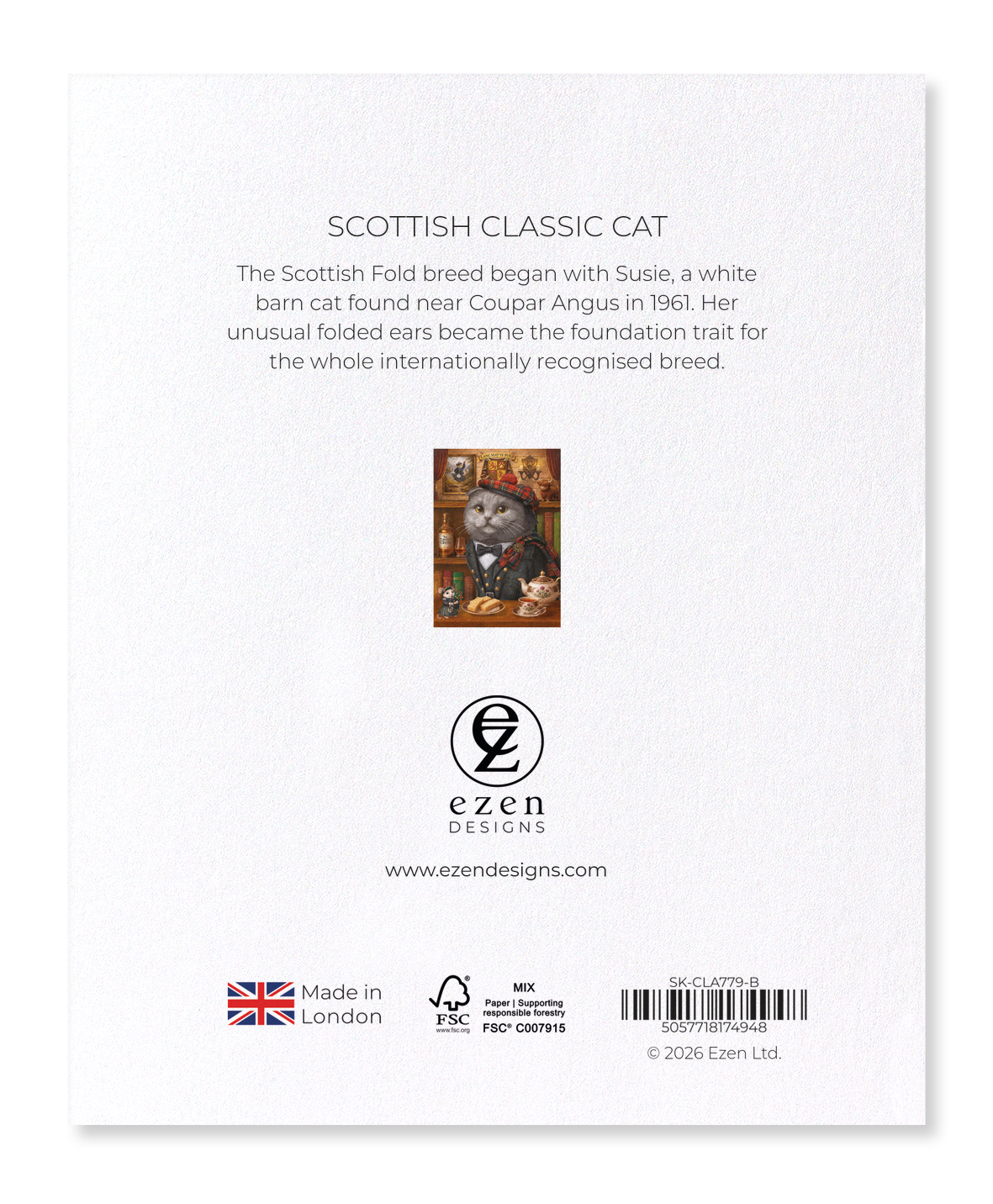 Ezen - Scottish Classic Cat - Sticker Set