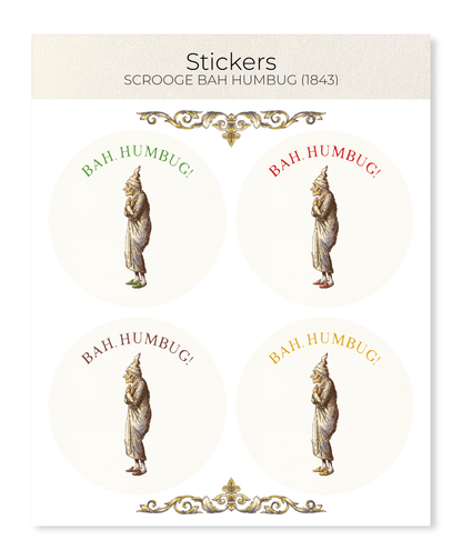 Ezen - Scrooge Bah Humbug (1843) - Sticker Set