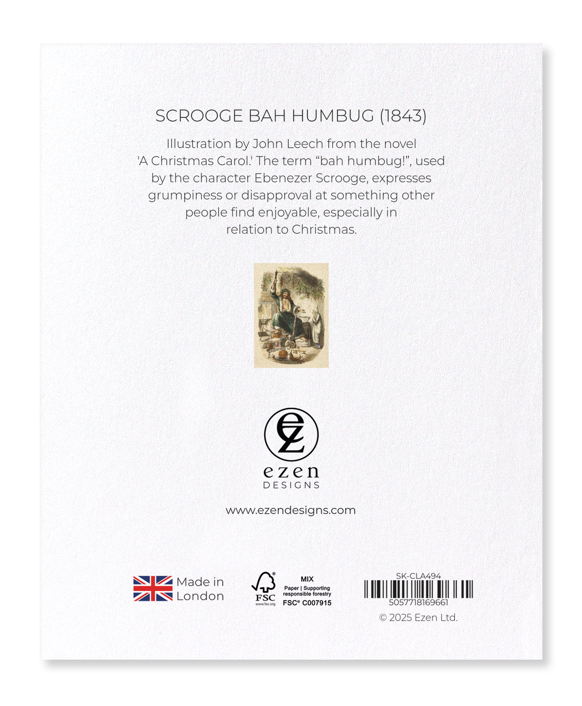 Ezen - Scrooge Bah Humbug (1843) - Sticker Set