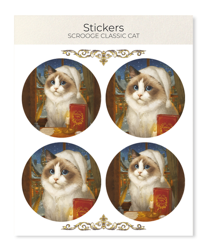 Ezen - Scrooge Classic Cat - Sticker Set