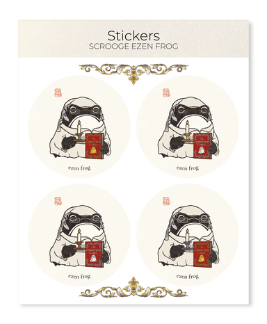 Ezen - Scrooge Ezen Frog - Sticker Set