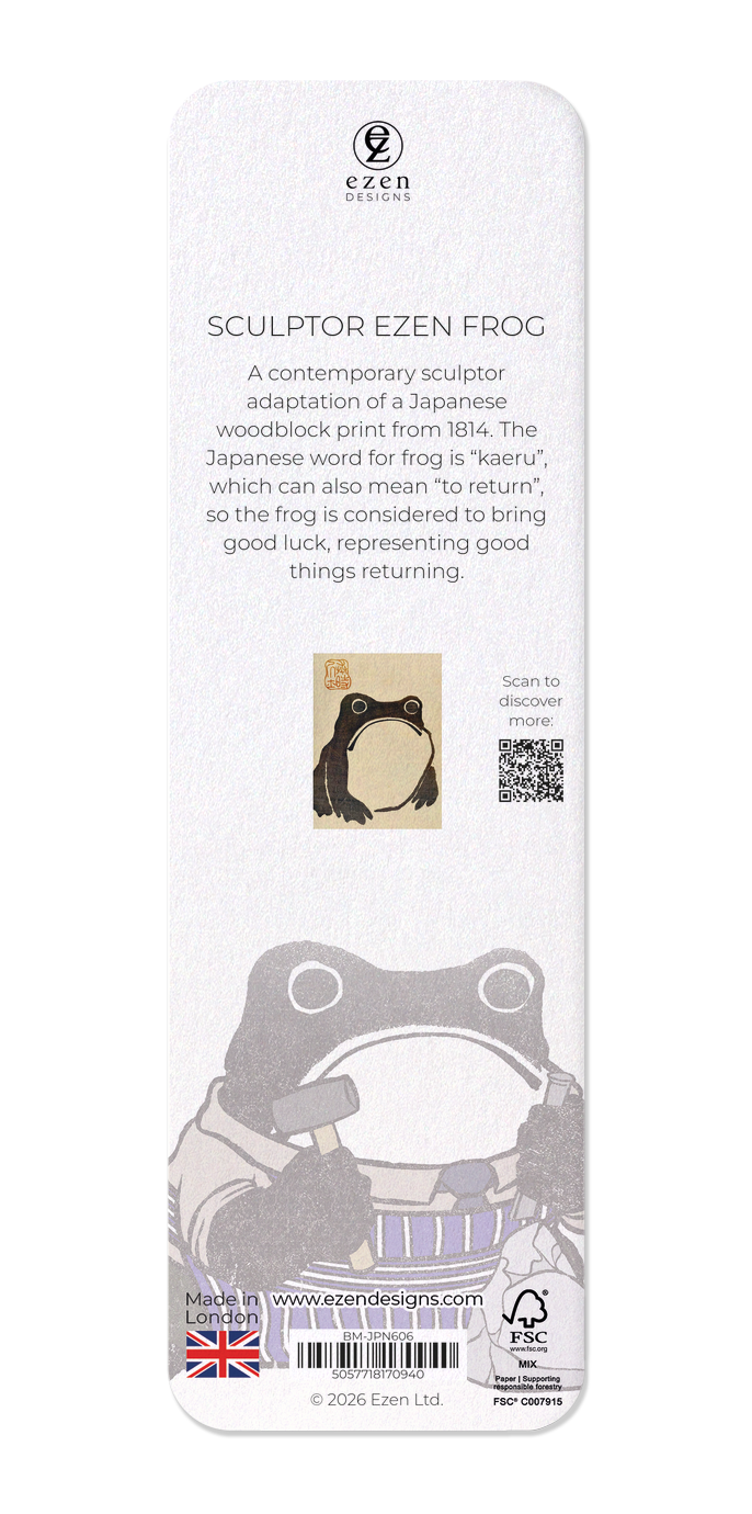 Ezen - Sculptor Ezen Frog - Bookmark - Back