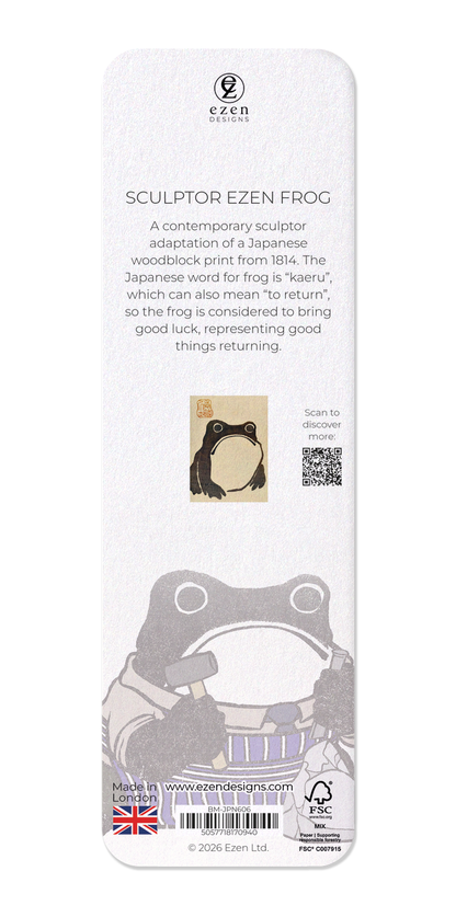 Ezen - Sculptor Ezen Frog - Bookmark - Back