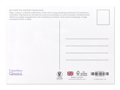 Ezen - See amid the winter's snow (2013) - Postcard - Back