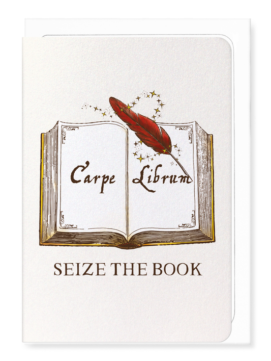 Ezen - Seize the book - Greeting Card - Front