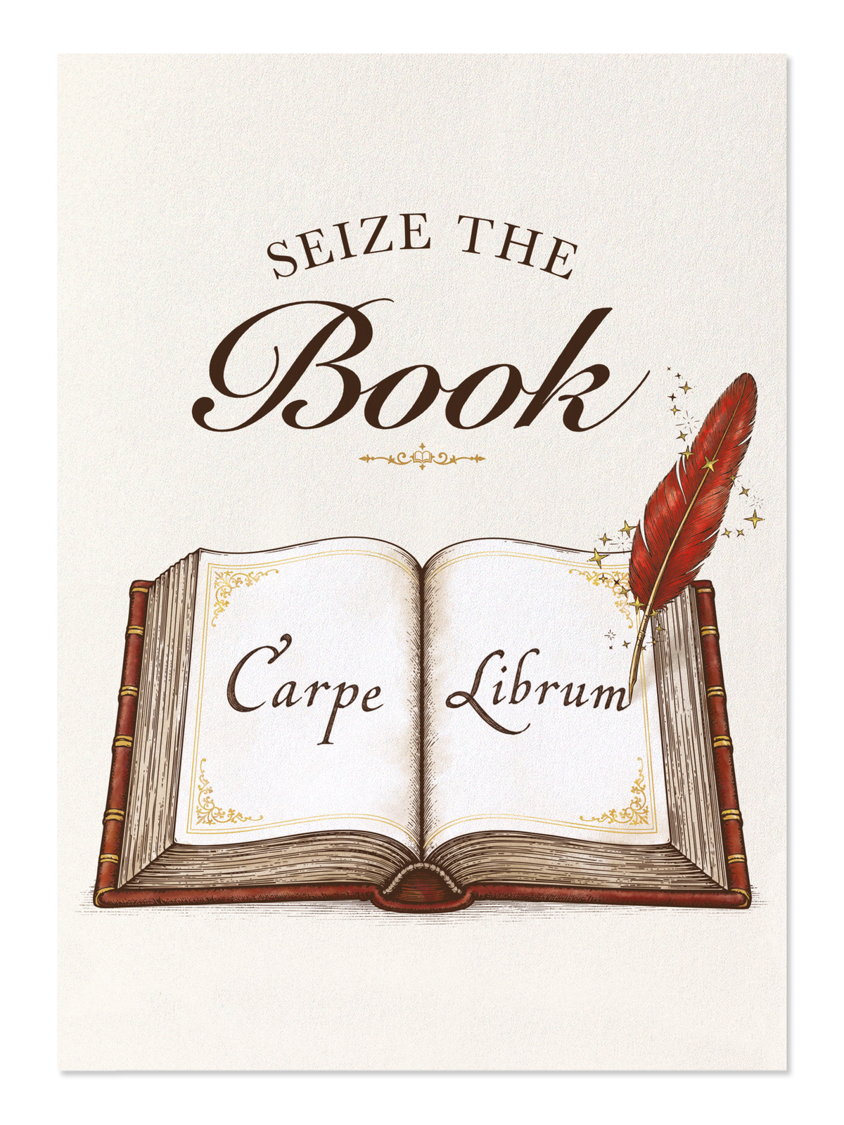 Ezen - Seize the book - Postcard - Front