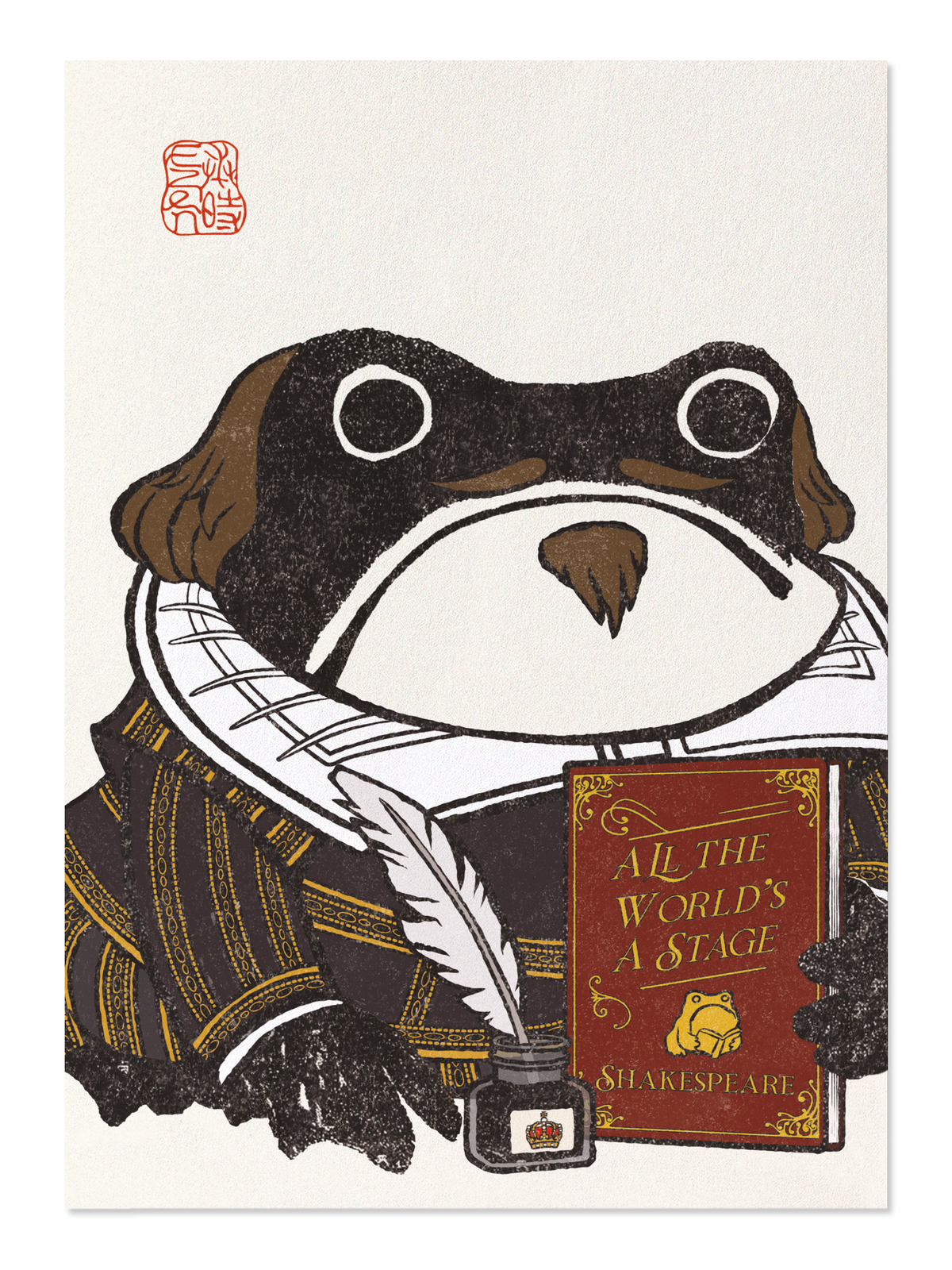 Ezen - Shakespeare Ezen Frog - Postcard - Front