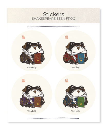 Ezen - Shakespeare Ezen Frog - Sticker Set