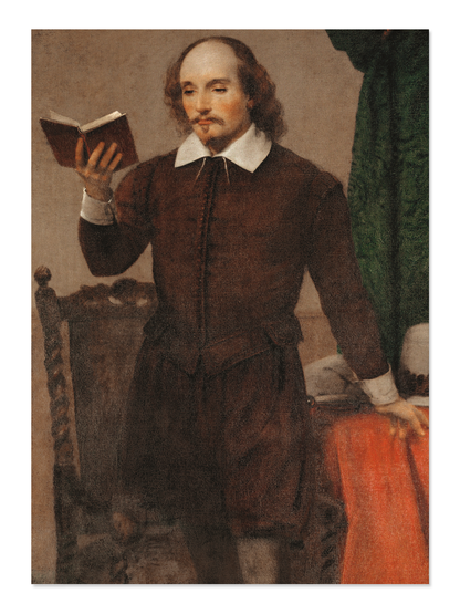 Ezen - Shakespeare Reading (1870s) - Postcard - Front