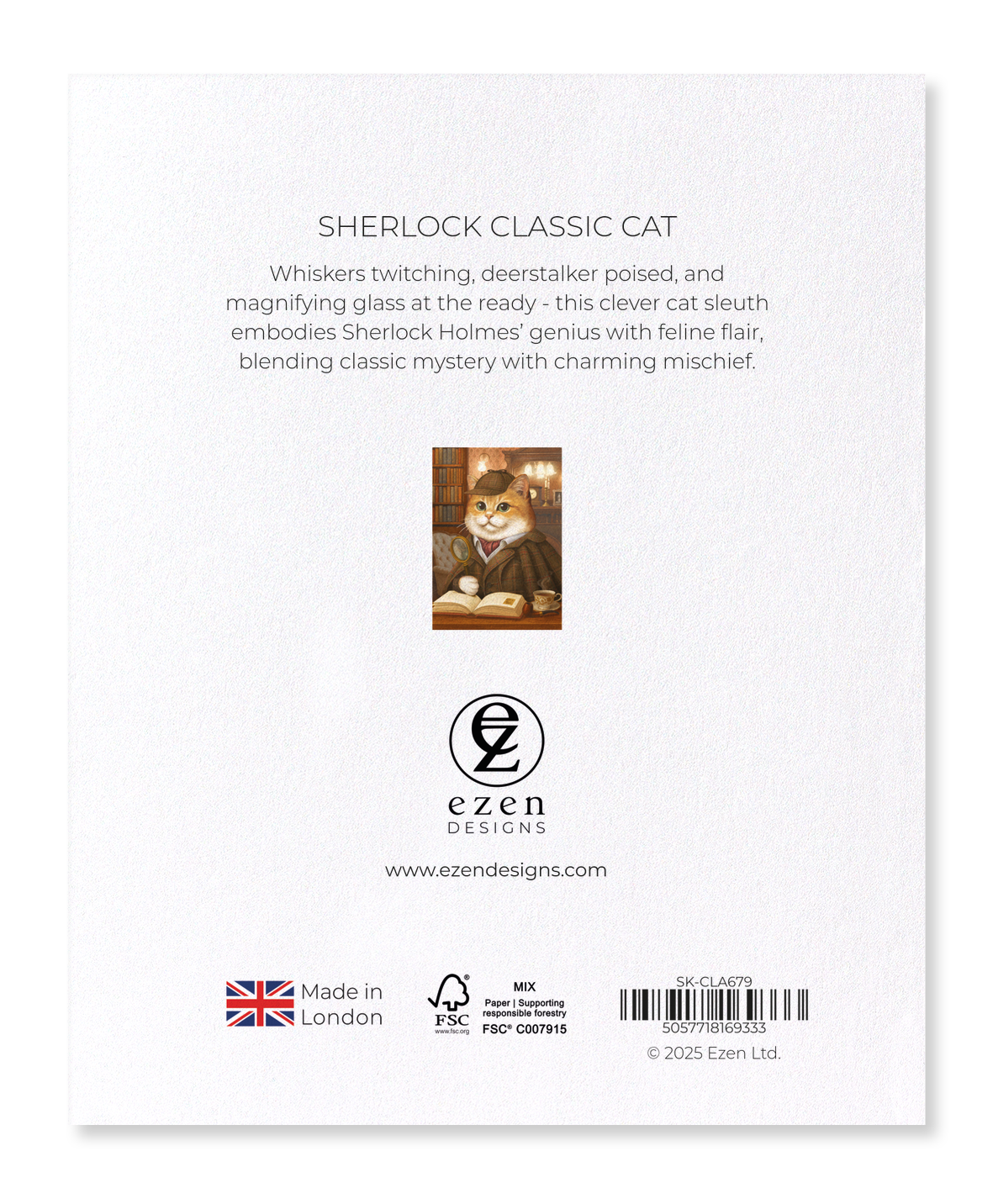 Ezen - Sherlock Classic Cat - Sticker Set
